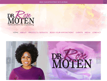 Tablet Screenshot of drrosemoten.com